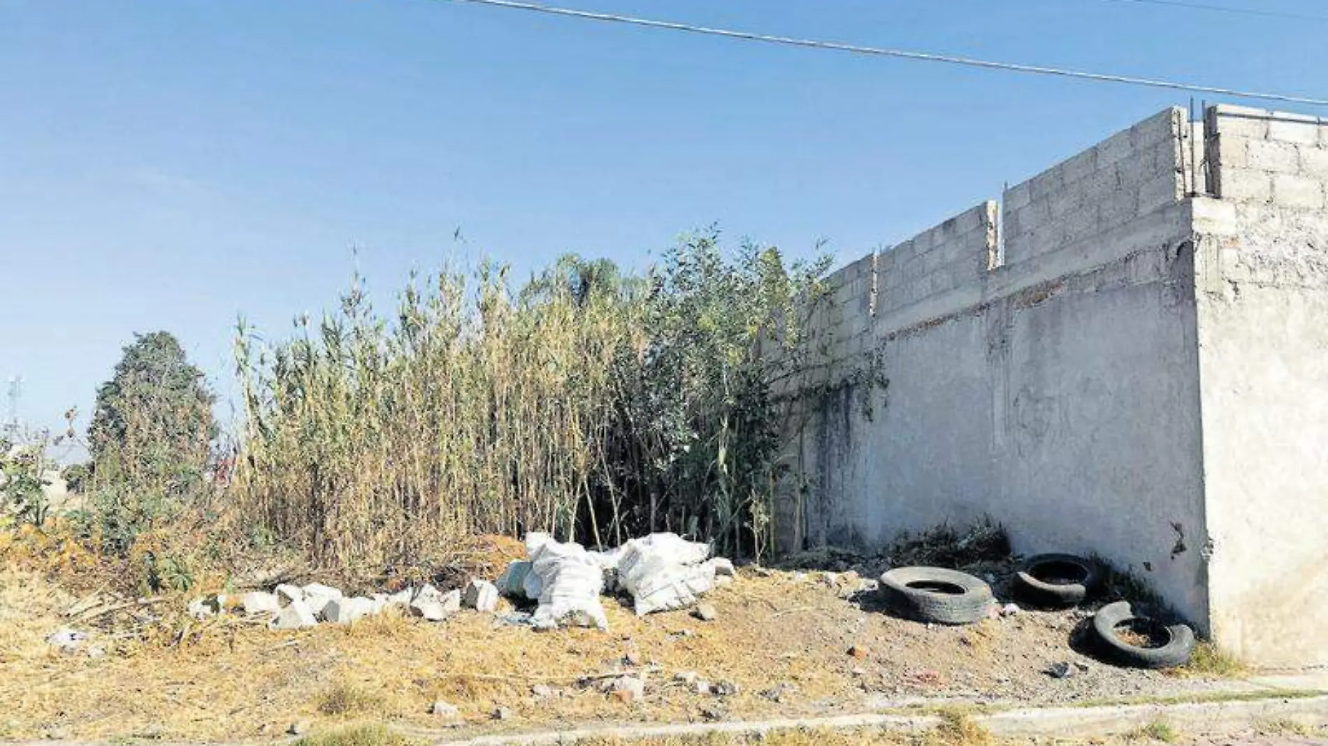 Basura en terrenos